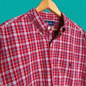 Polo Ralph Lauren Red Plaid Button Down Shirt